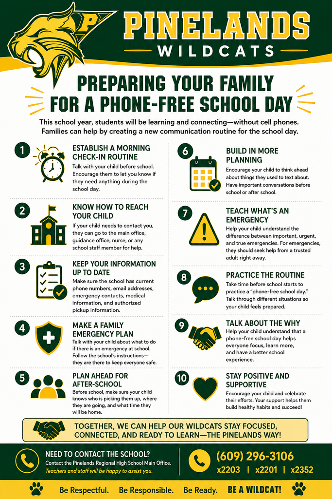 prepare your family for a phone free school day