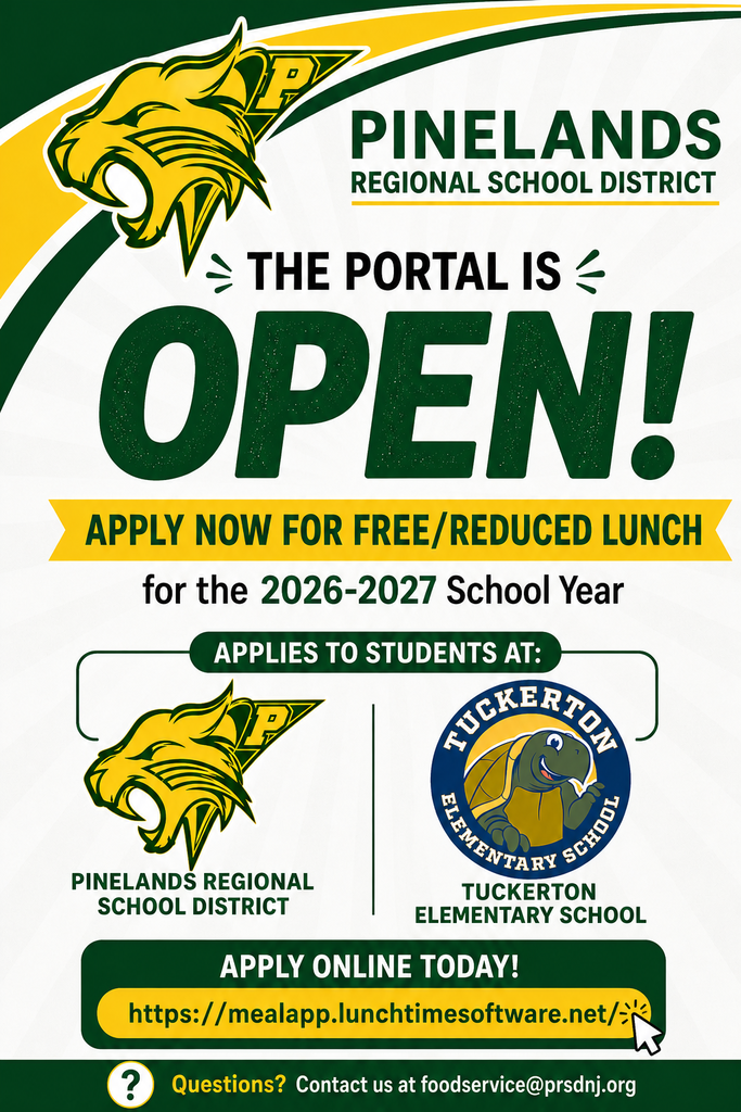 The Free/Reduced Application Portal is Open