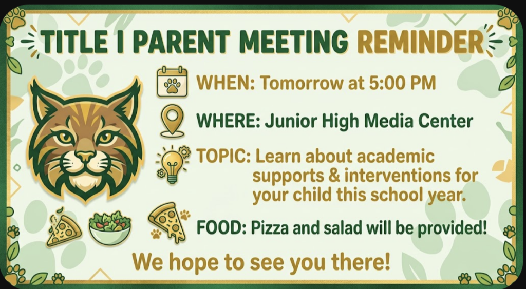 Title I Back to School Night 26-27