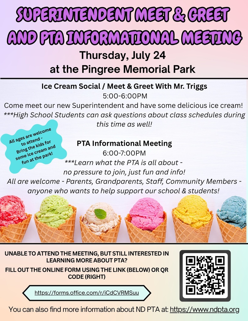 Special Event - Pingree-Buchanan PTA - Thursday Night