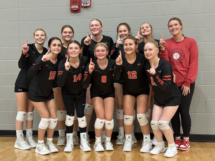 JV Volleyball Tournament Champs