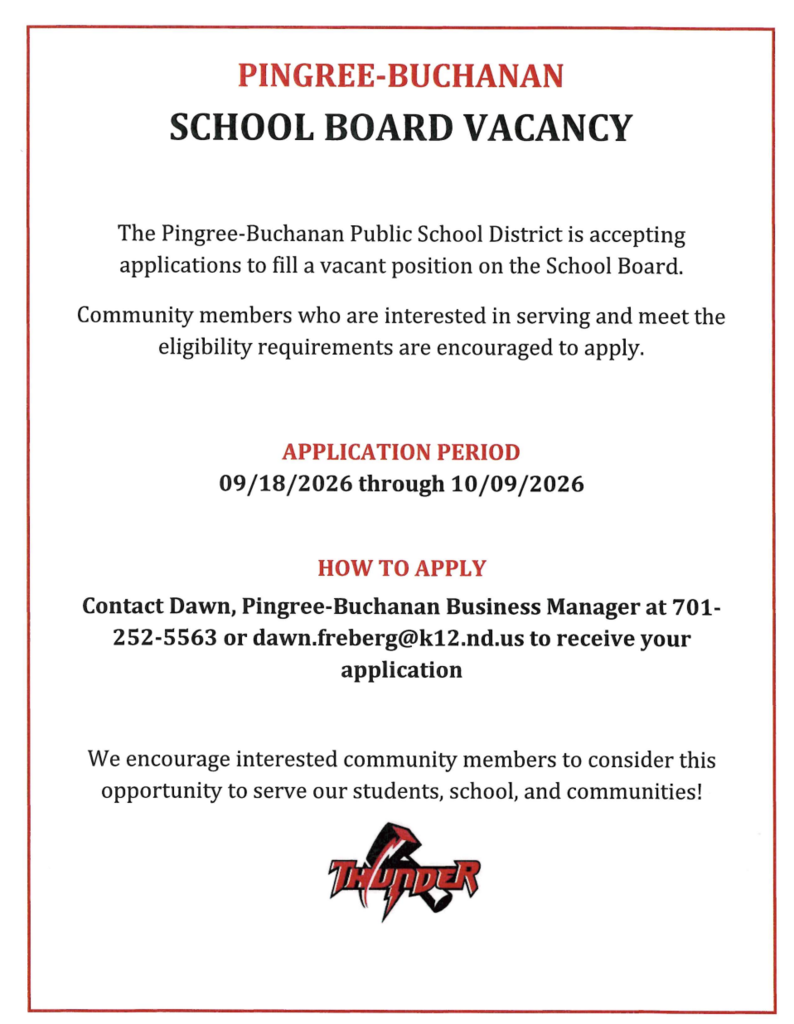 School Board Vacancy Annoucement
