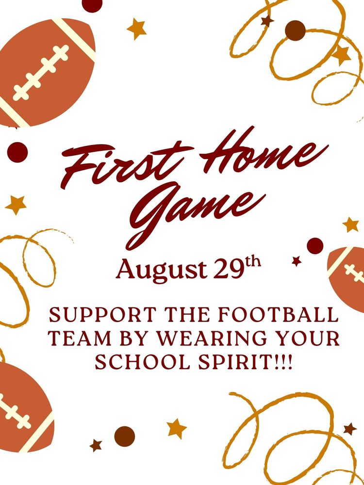 Aug 29 first football home game