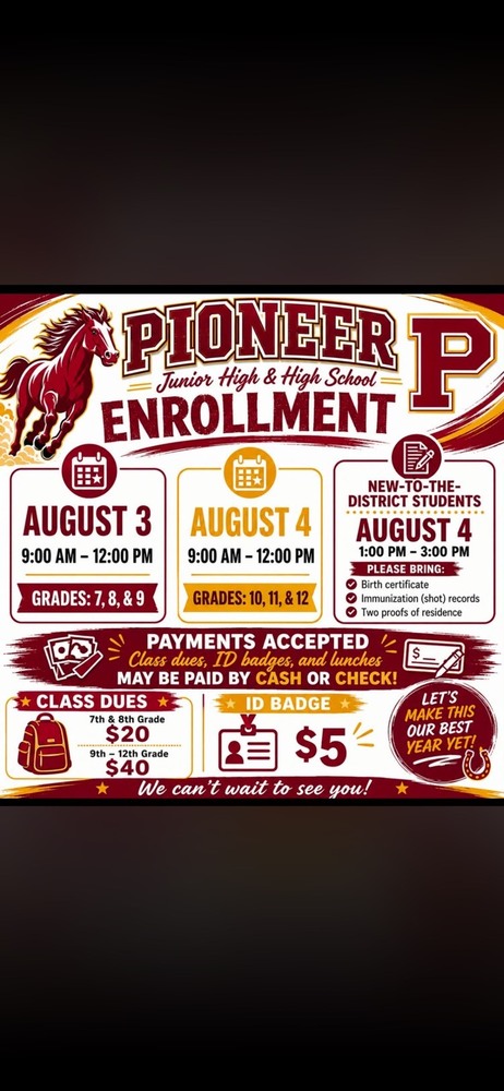 2026-2027 enrollment dates