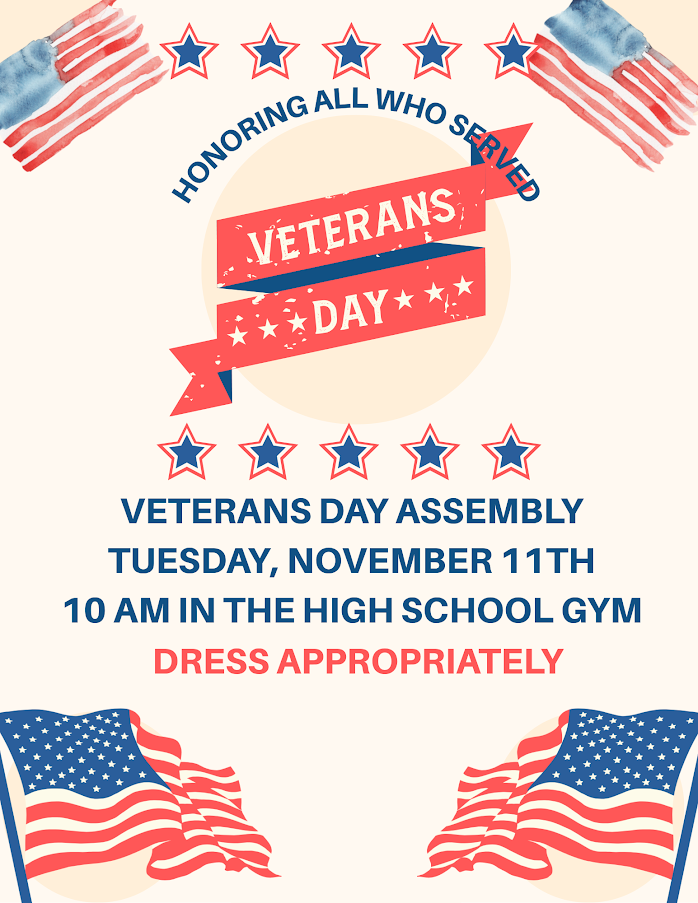 November 11 Veterans Day Assembly