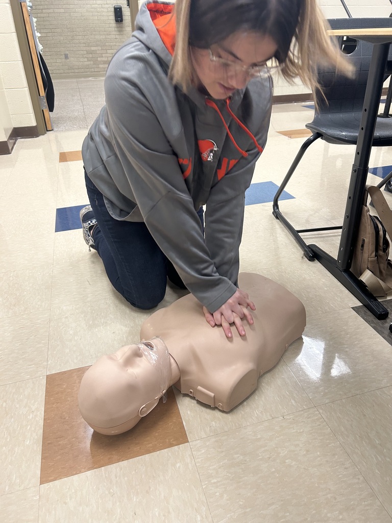 Student Practicing CPR