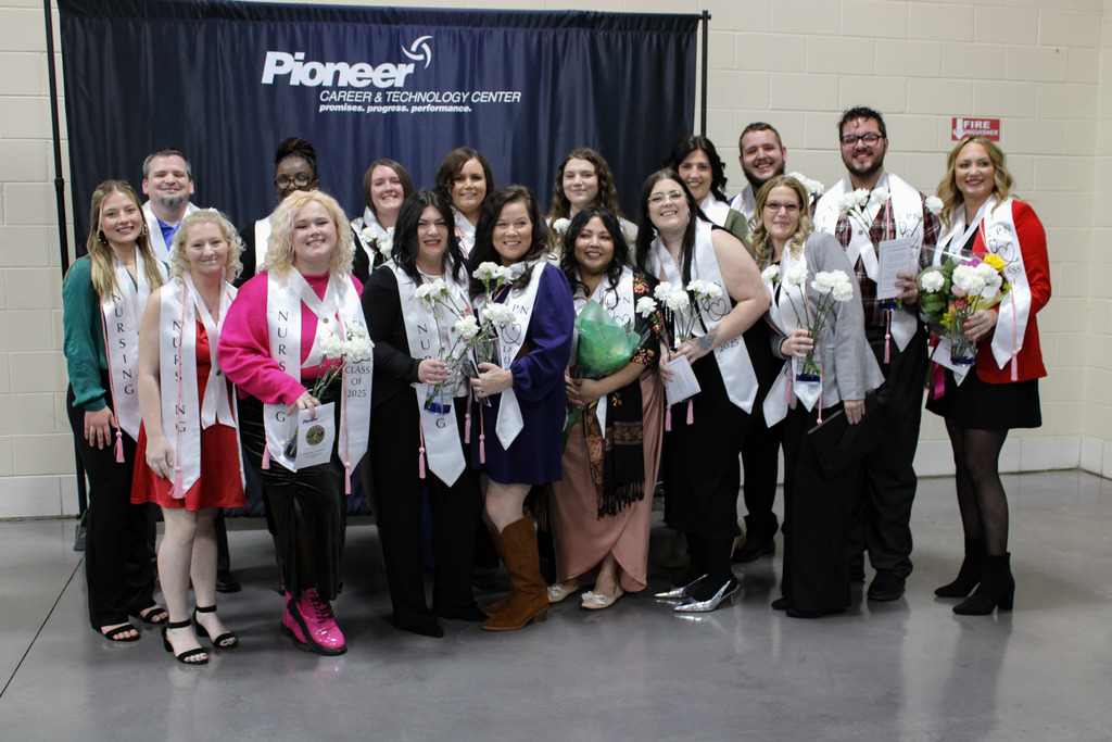 LPN Students at their pinning ceremony