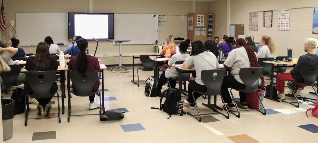 CNA student in class