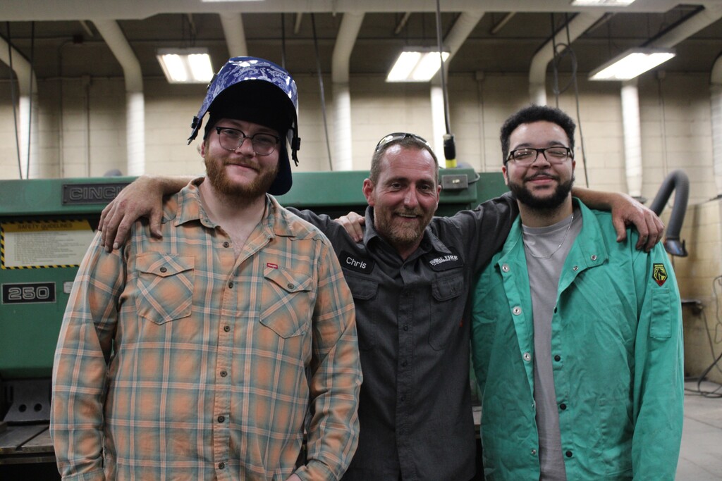 Welding Students with their instructor.