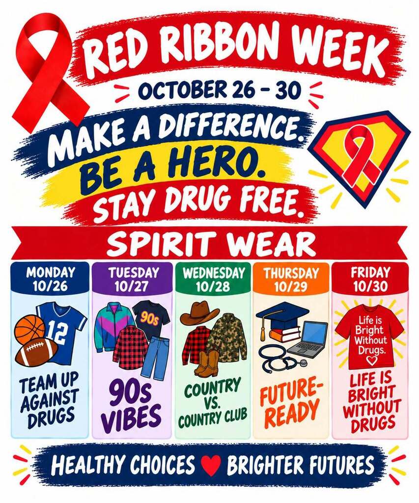 Red Ribbon Spirit Week Details
