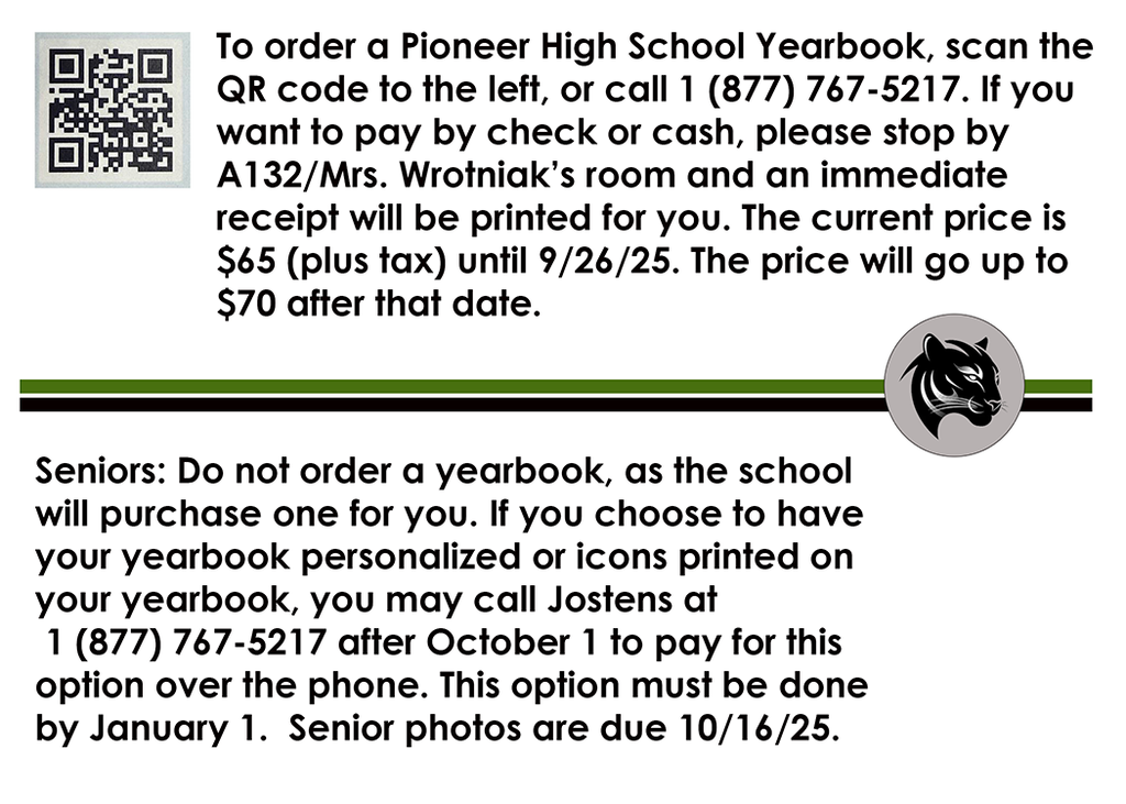yearbook info