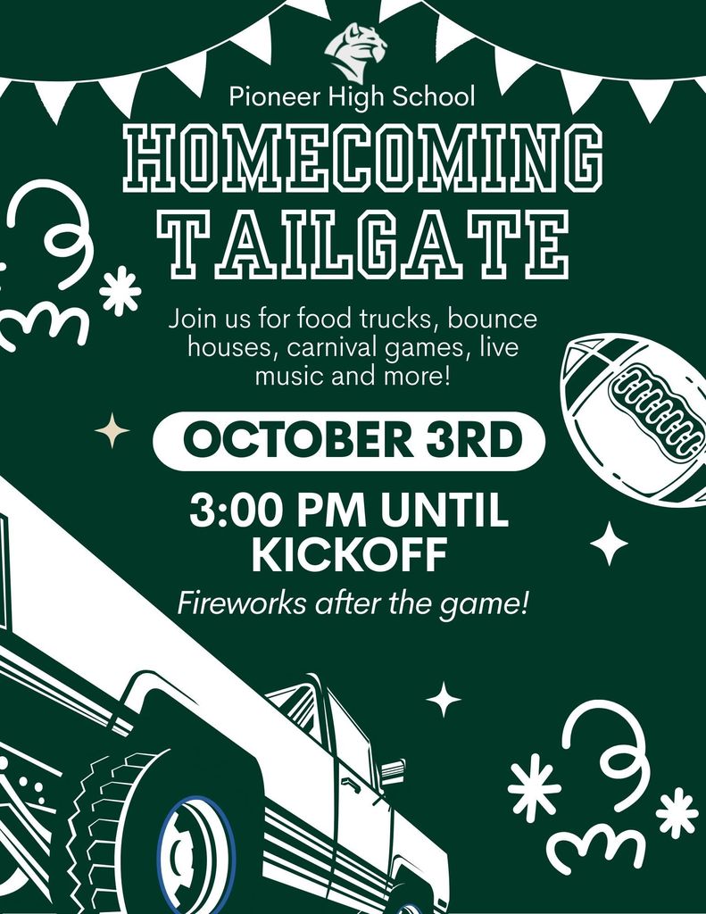 homecoming tailgate flyer