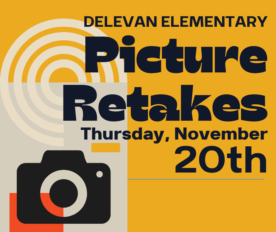Picture Retakes will take place on Thursday, November 20th