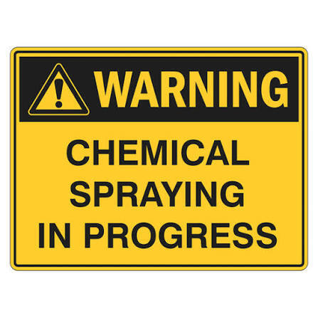 Chemical Spray Notice