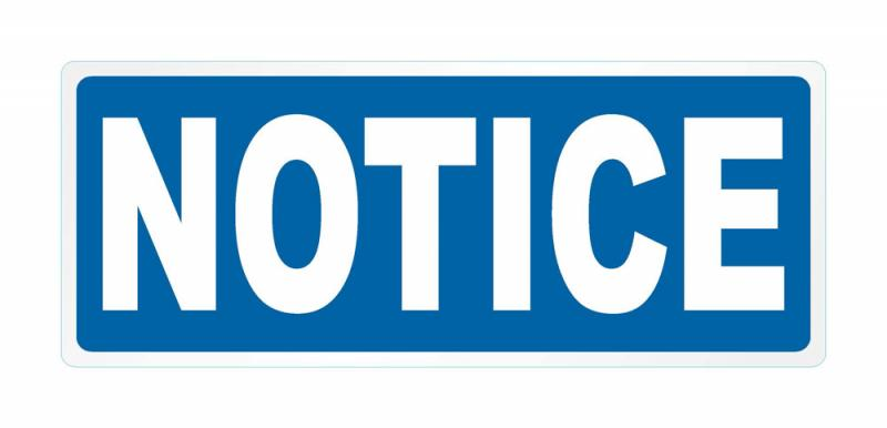 Notice