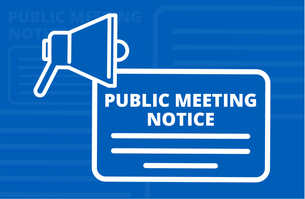 public meeting notice