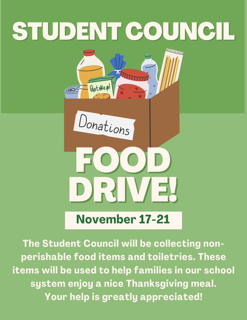 food drive flyer