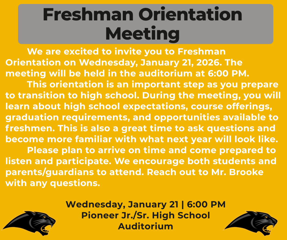 Freshman Orientation