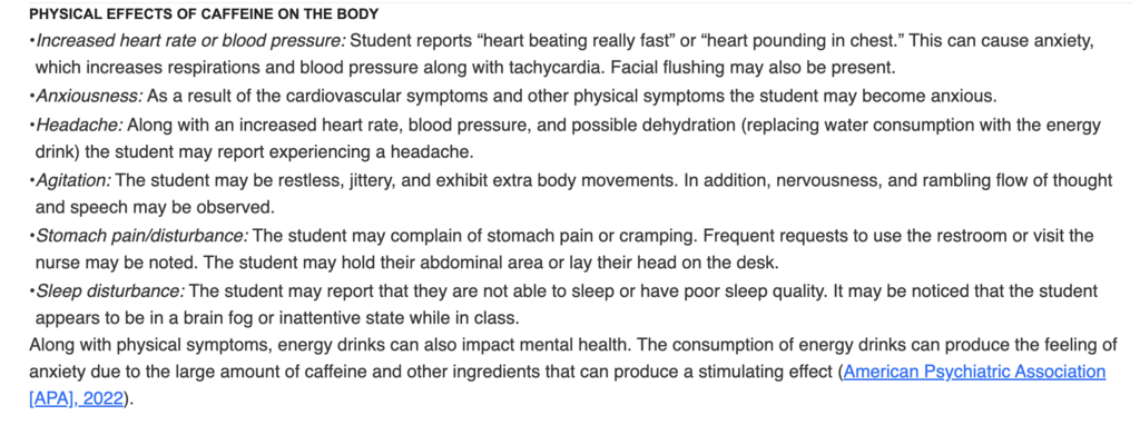 Energy Drinks