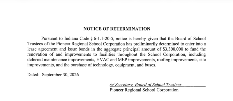 notice