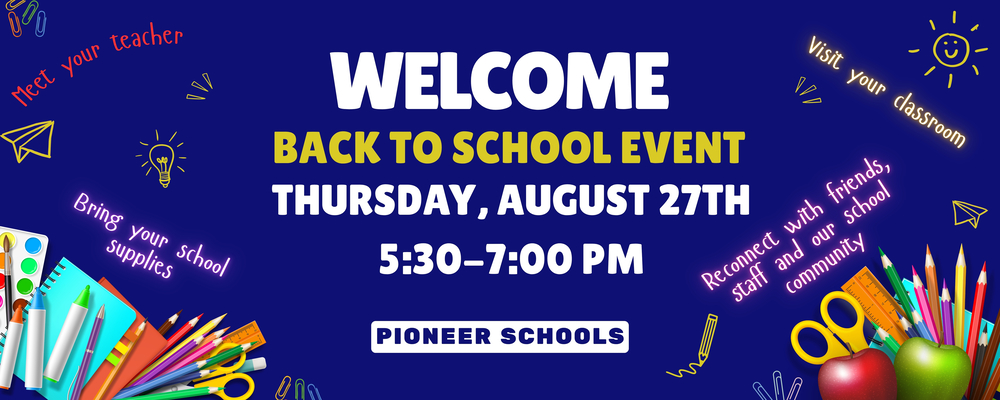 Welcome back event thursday august  27th 