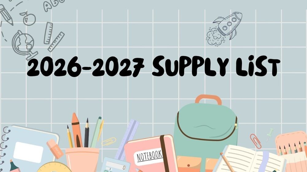 supply list announcement