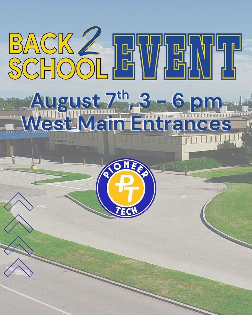 Pioneer Tech Back2School Event graphic