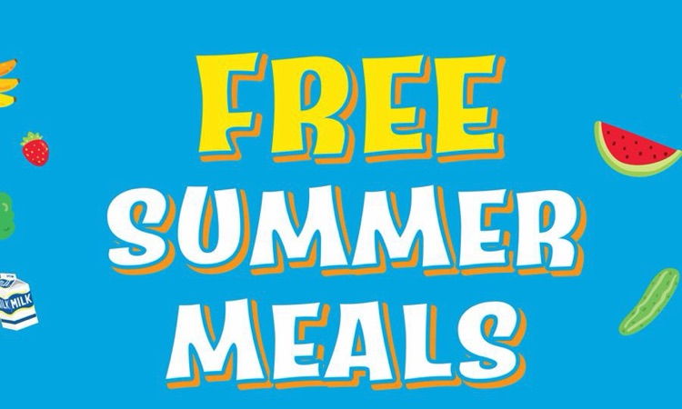 Free summer meals graphic