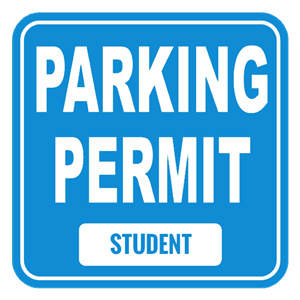 parking permit sign