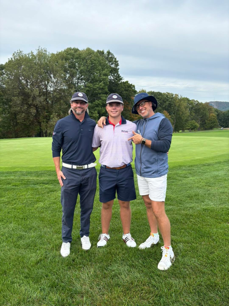 Patrick Ruane with Coach Miller and Coach Zaffuto