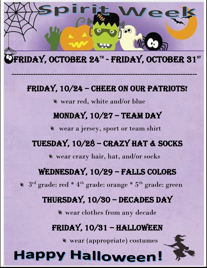 SPIRIT WEEK AT THE IC