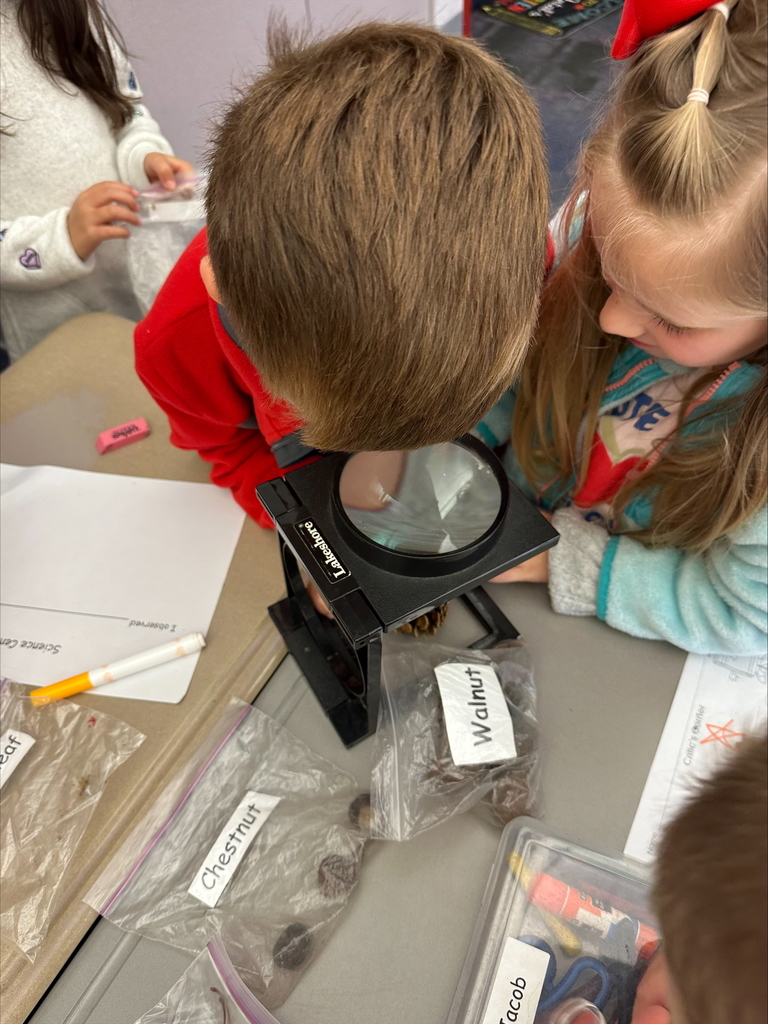 Students working on learningh centers