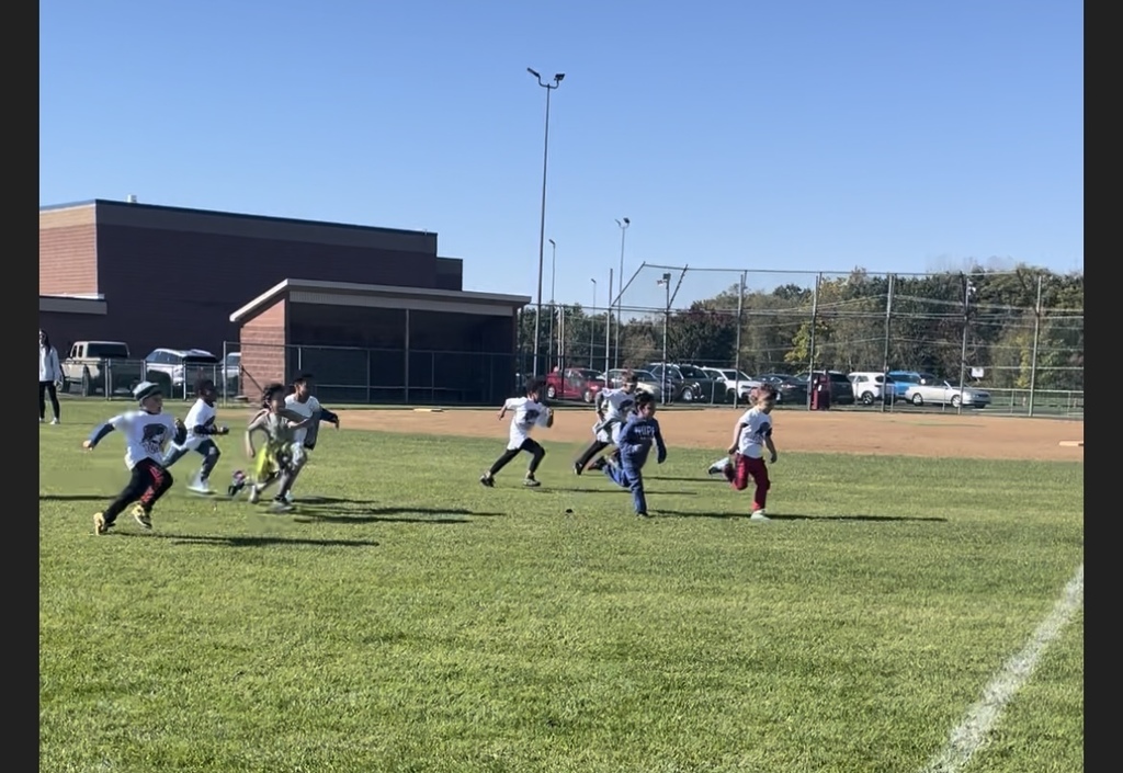 Students running a race.