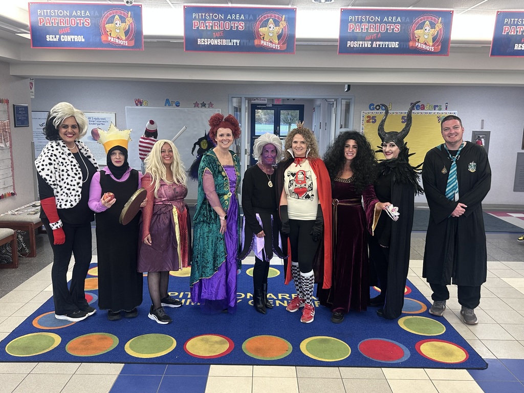 Teacher and student dressed in halloween costumes