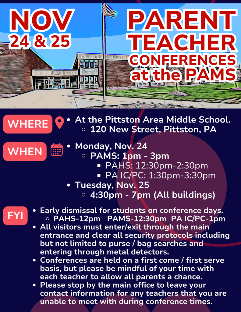 Parent Teacher Conferences Fall 25