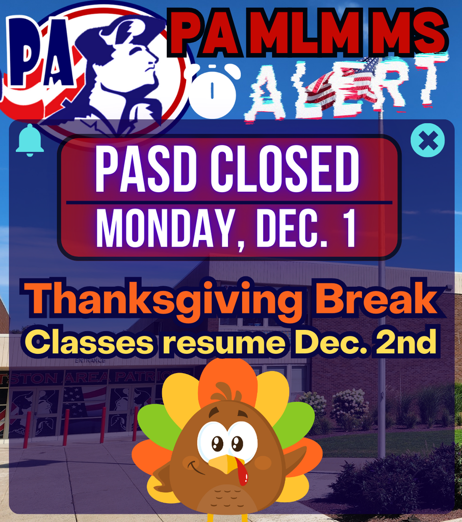 PASD CLOSED 12/1