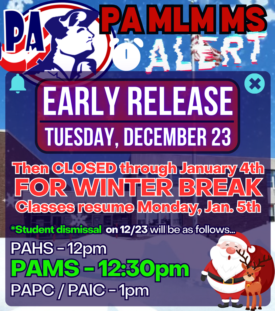 PASD Early Release on 12/23