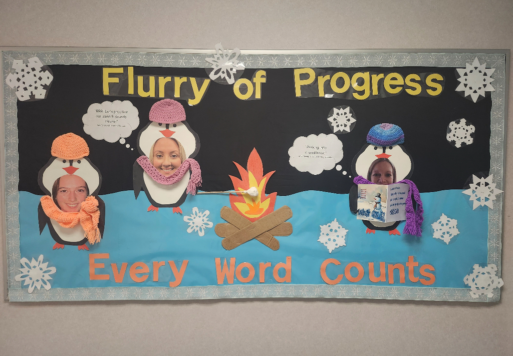 Students in a assembly in the gym with a slide projected with top readers.  