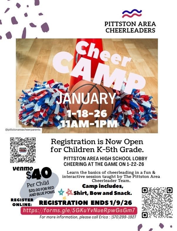 Cheer camp flyer