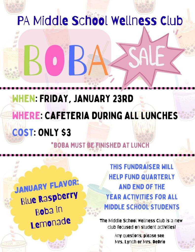 Wellness Club January Boba SALE!