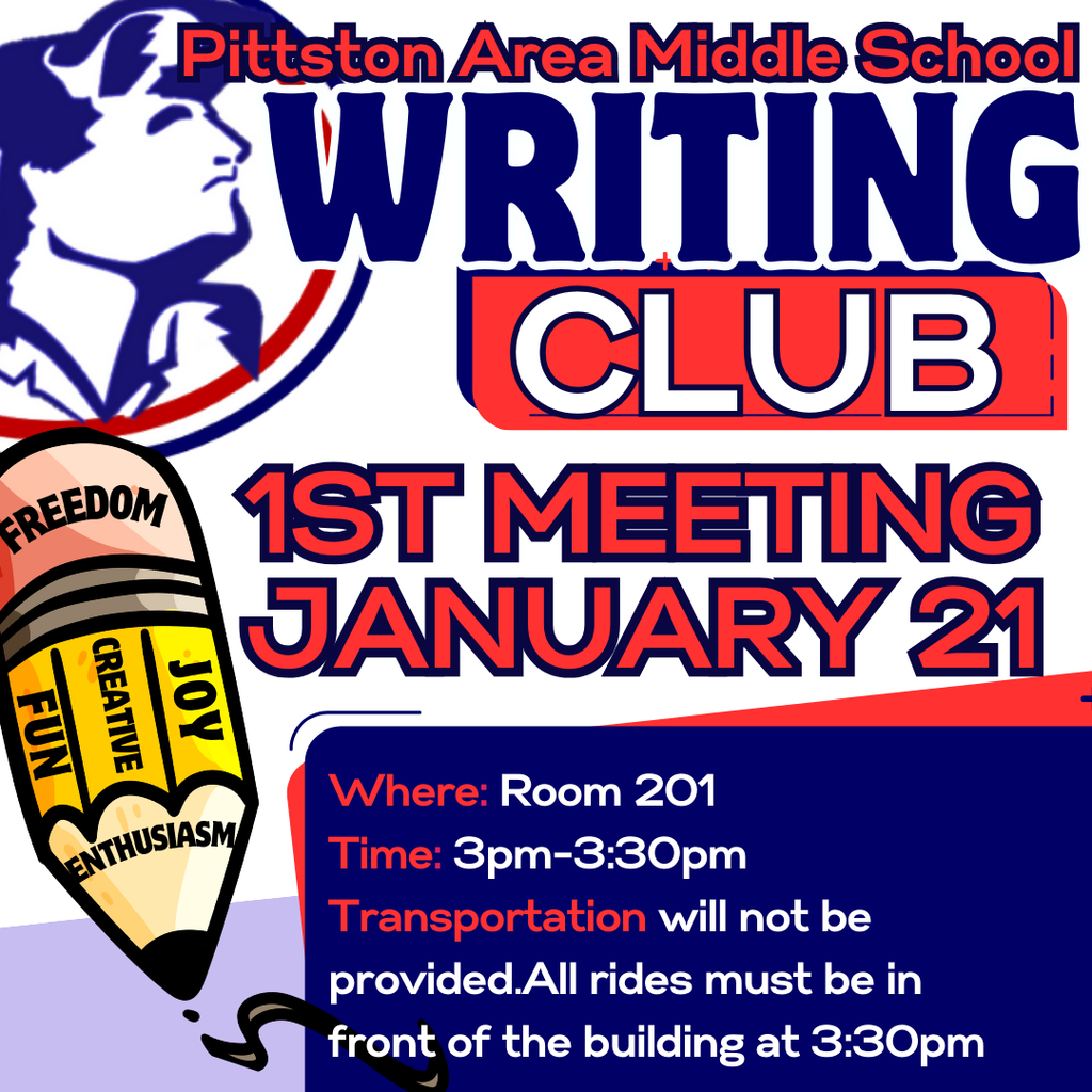 PAMS Writing Club meeting on Jan. 21