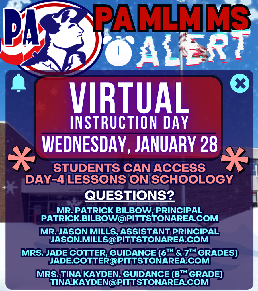 Virtual Instruction Day - Wednesday, January 28, 2026