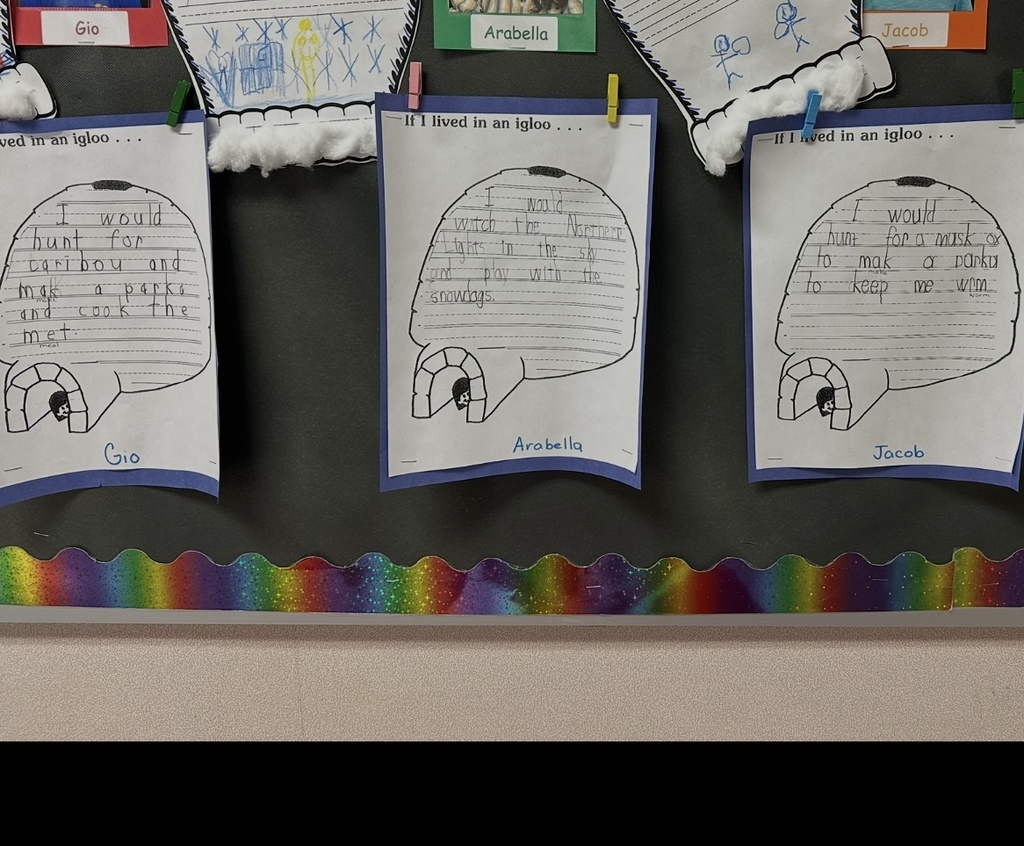 If I lived in an igloo writing on a bulletin board.