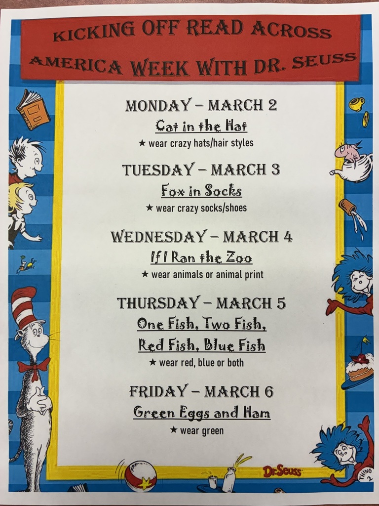 Read across america flyer 