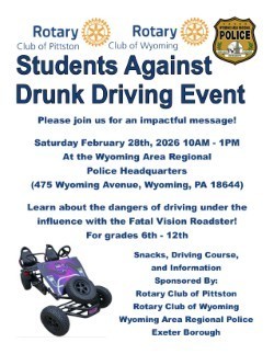 Students Against Drunk Driving Event