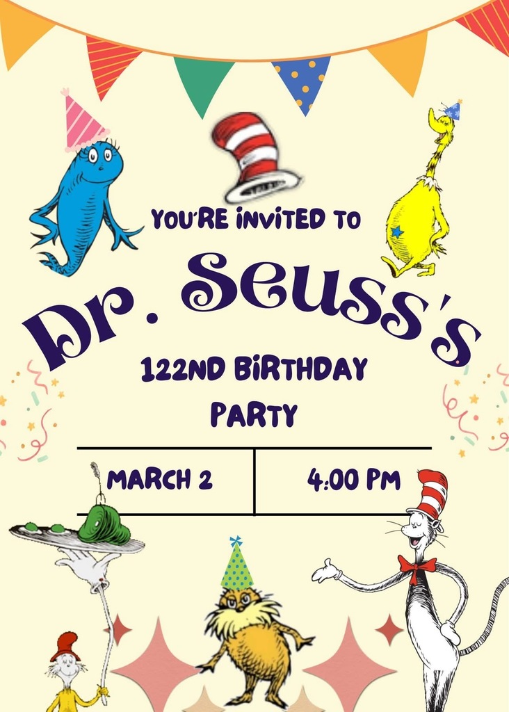 Library flyer for march 