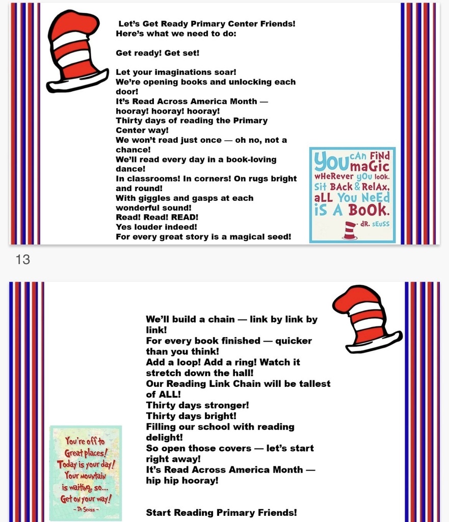 Read across America powerpoint 2 slides