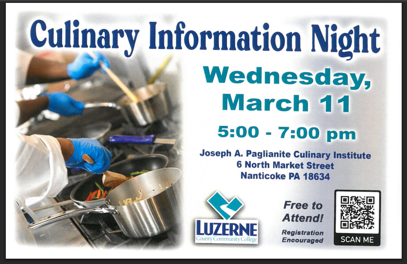 Luzerne County Community College - Culinary Information Night 