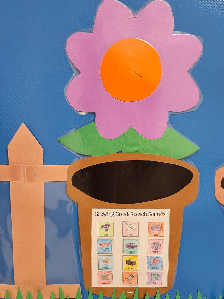 A pink flower with growing great speech sounds 