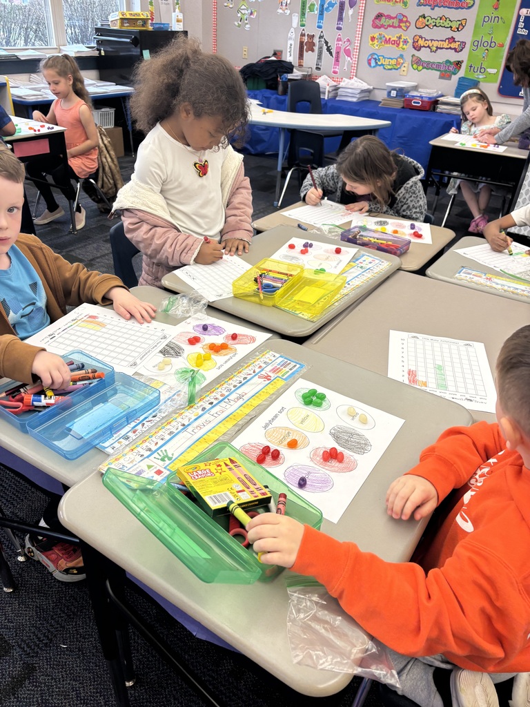 A student with jelly beans 